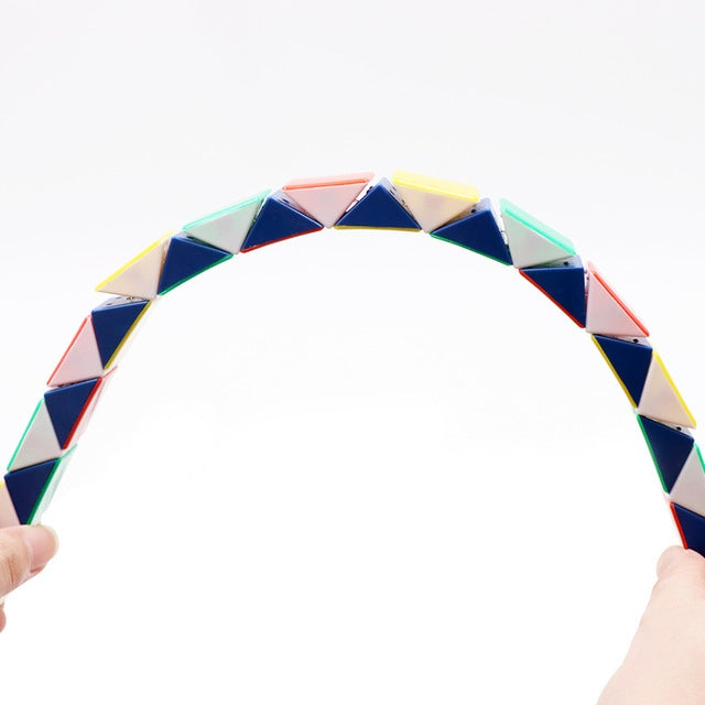 Carbon Fiber Membrane Third-order Magic Cube Children Educational Toys, 3 PCS Magic Ruler