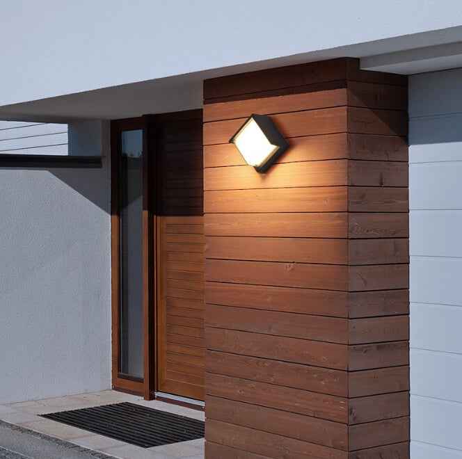 10W 3000K Patio Porch Garden Light Outdoor IP54 Waterproof LED Wall Lamp, 13cm Round Shape, 13cm Square Shape, 16cm Round Shape, 16cm Square Shape