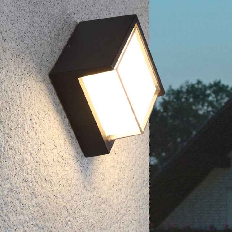 10W 3000K Patio Porch Garden Light Outdoor IP54 Waterproof LED Wall Lamp, 13cm Round Shape, 13cm Square Shape, 16cm Round Shape, 16cm Square Shape