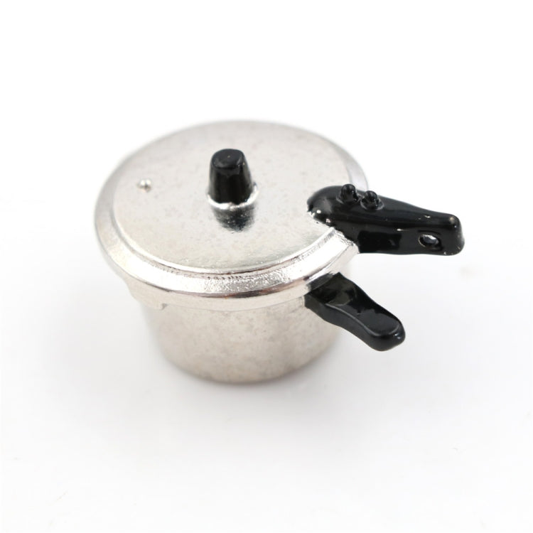 Doll House Mini Kitchen Pressure Cooker Cooking Tools Children Educational Toys, Pressure Cooker