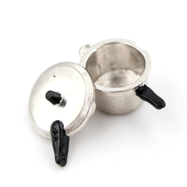 Doll House Mini Kitchen Pressure Cooker Cooking Tools Children Educational Toys, Pressure Cooker