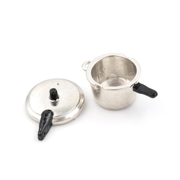 Doll House Mini Kitchen Pressure Cooker Cooking Tools Children Educational Toys, Pressure Cooker