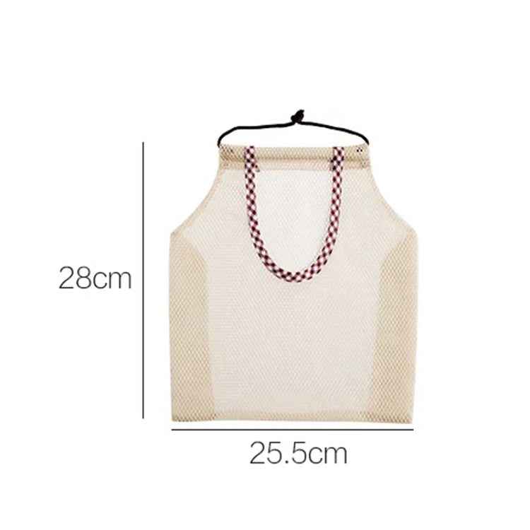 2 PCS Creative Kitchen Vegetable Onion Potato Storage Hanging Bag Hollow Breathable Mesh Bag Kitchen Garlic Ginger Mesh Storage Bag