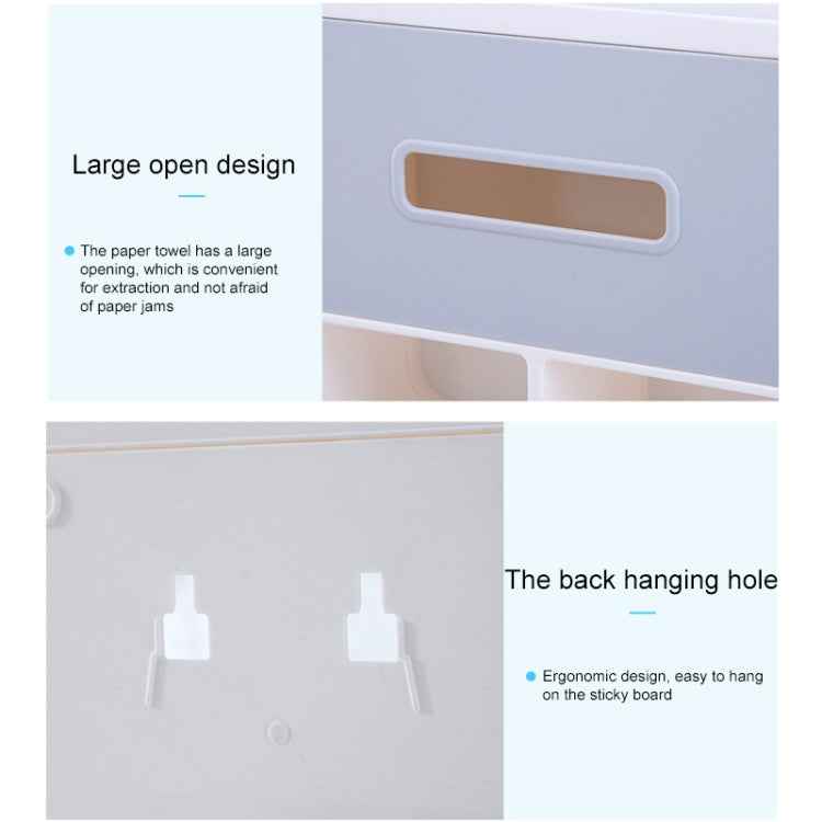 Bathroom No Punching Napkin Holder Tray