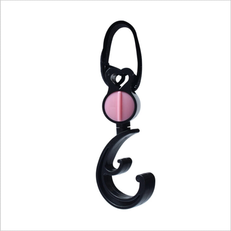 2 PCS/LOT Baby Stroller Accessories Hook Multifunction Baby Stroller Black Plastic Hook, Plastic Hook(Yellow), Plastic Hook(Pink)