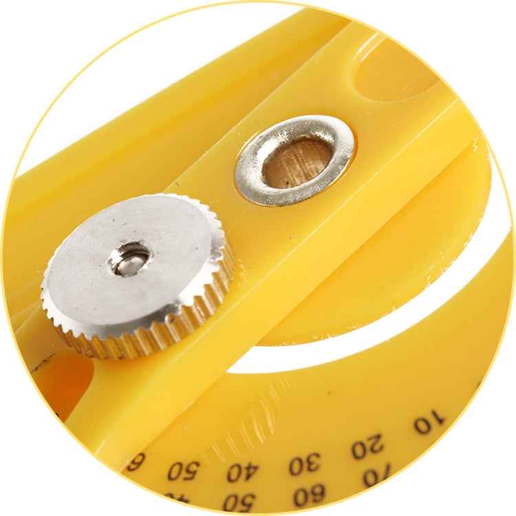 Template Tool Protractor Instrument Measuring Arm Ruler 180 Degree Woodworking Ruler