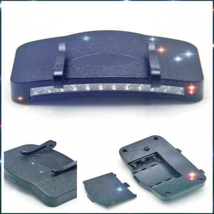 11 LED Clip On Cap light White Flashlight Camping Clip-On Cap/Hat Light Lamp Cycling Hiking Camping Cap Light