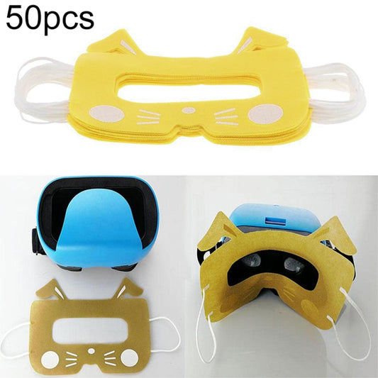 50 PCS Disposable Pad Eye Cloth Mask for Htc Vive PRO Headset / Sony PSVR PLAYSTATION