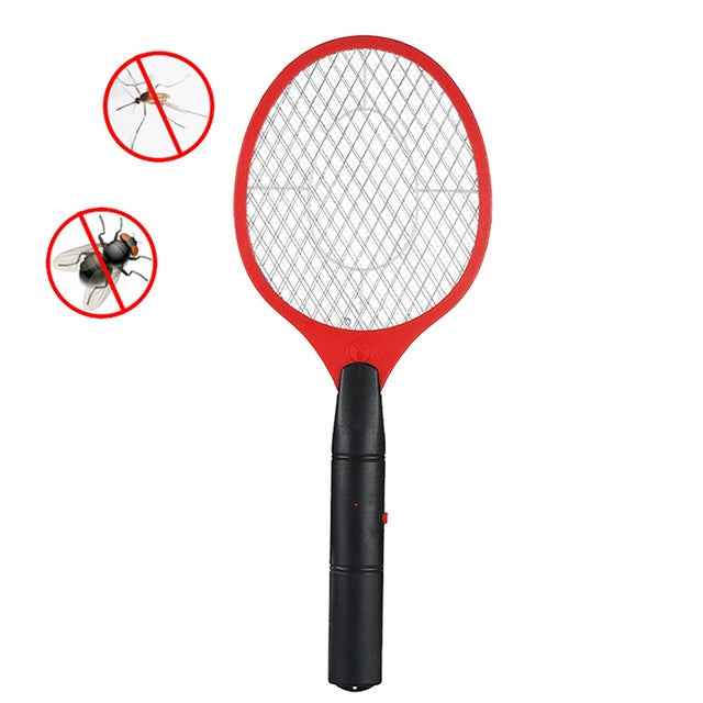 Hand Racket Mosquito Swatter Insect Home Garden Pest Bug Fly Mosquito Zapper Swatter Killer Electric Fly Swatter