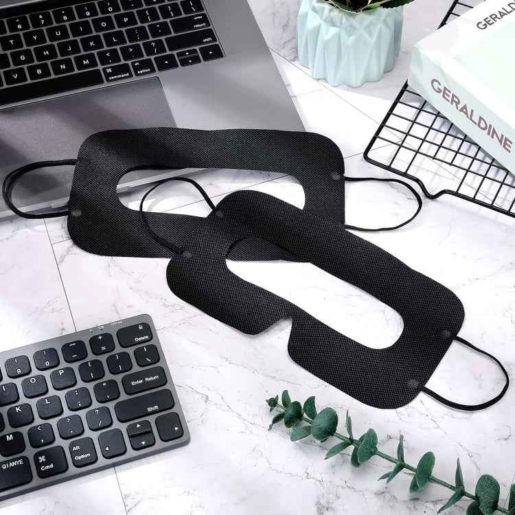 100 PCS Black Protective Hygiene VR Eye Mask Sanitary Disposable Eye mask pads for 3D VR Glass