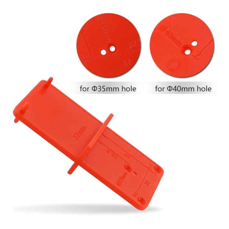 35 / 40mm Hinge Opening Positioner Hinge Template Drilling Positioning Plate