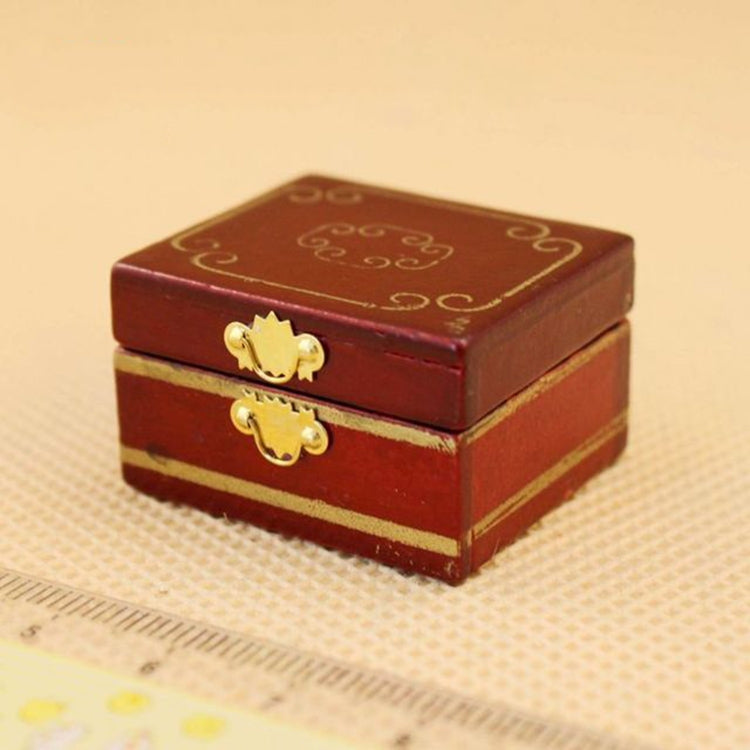 Doll House Mini Vintage Jewelry Box Accessories Children's Educational Toys, Jewelry Box