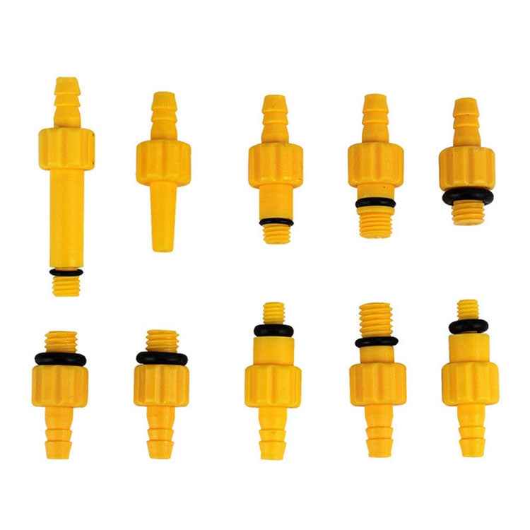 Bicycle Universal Hydraulic Bleed Adapters Set(10 in 1) Include Oil Funnel
