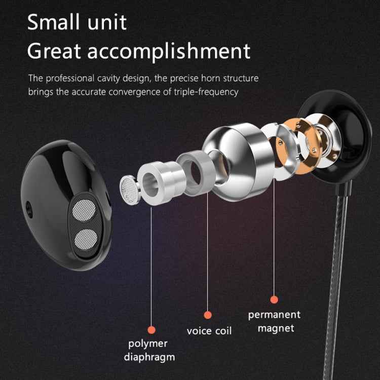 PTM D31 Earphone Stereo Bass Eardphones with Mic Handsfree Sport Gaming Eardphones for Mobile Phones Samsung Xiaomi