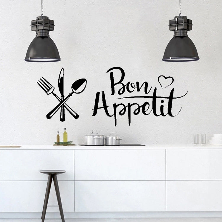 DIY Knife And Fork Removable Wall Decal Family Mural Art 3D Home Decor, Knife And Fork