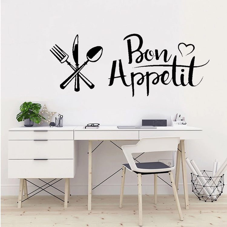 DIY Knife And Fork Removable Wall Decal Family Mural Art 3D Home Decor, Knife And Fork