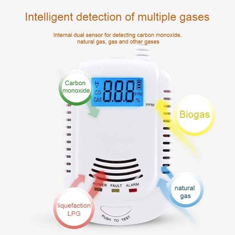 Coalgas Natural Gas Methane Propane Leak Detector Tester Measurer Home Security Tool, EU Plug