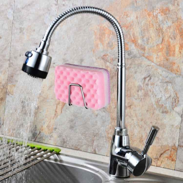 Stainless Steel Sponge Drain Rack Storage Rack Kitchen Bathroom Organizer Rack