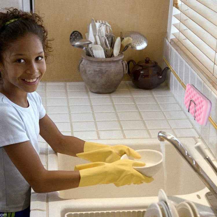 Stainless Steel Sponge Drain Rack Storage Rack Kitchen Bathroom Organizer Rack