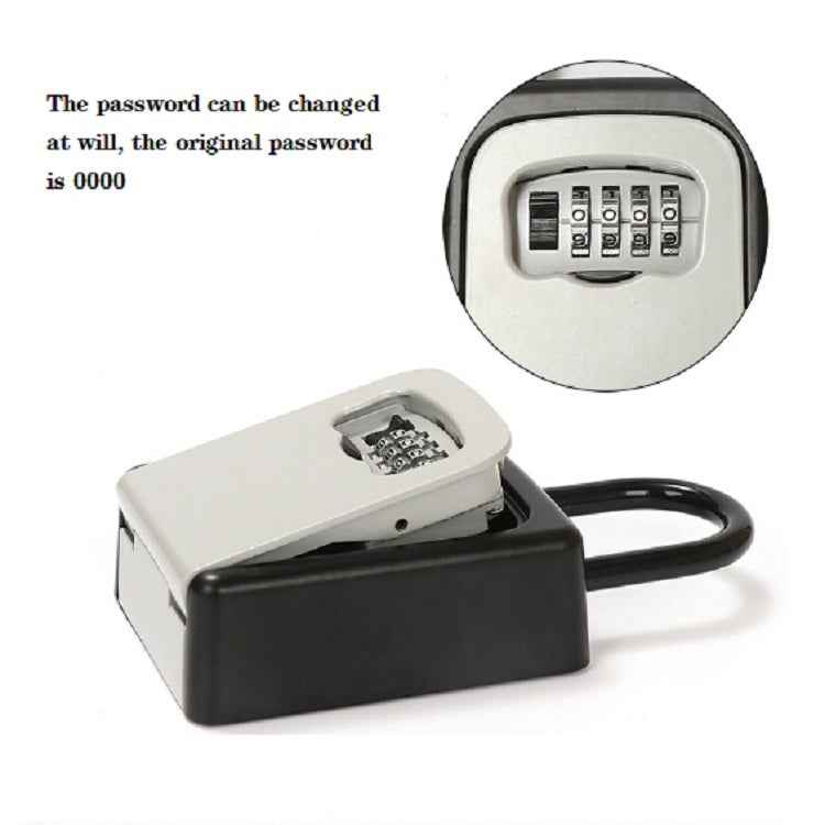 Safty Key Lock Box Combination Portable Aluminium Alloy Key Safe Box Security Key Holder Secure Box