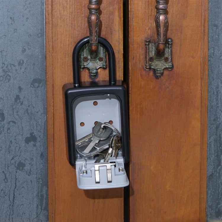 Safty Key Lock Box Combination Portable Aluminium Alloy Key Safe Box Security Key Holder Secure Box