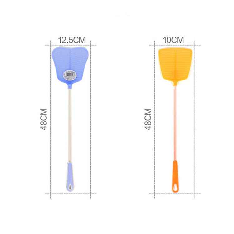 Household Plastic Long Handle Fly Swatter Mosquito Swatter, Random Color Delivery