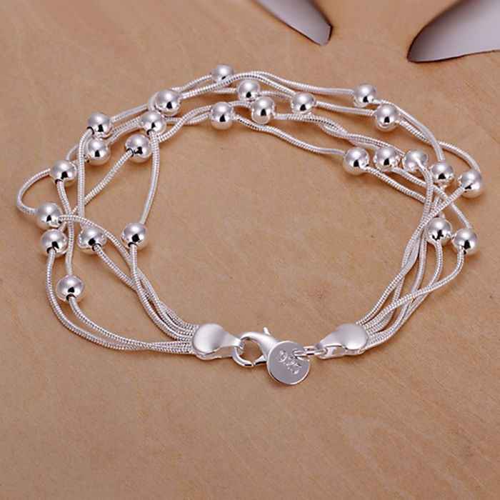 925 Silver Plated Jewelry Fashion Bracelet