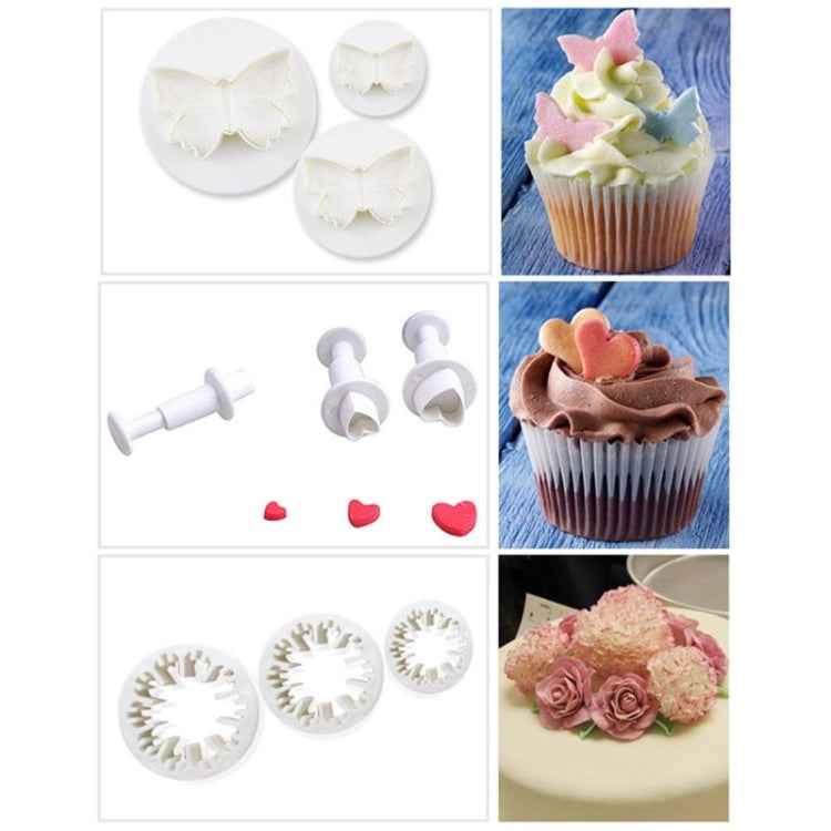 Cake Decorating Tools Fondant Plunger Cutters Biscuit Cake Mold Bakeware Accessories