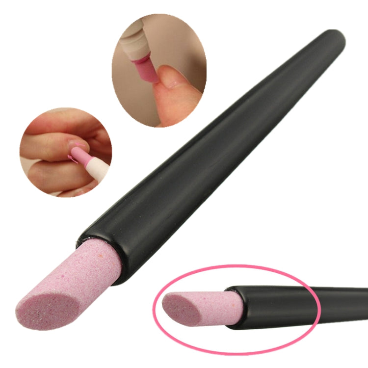 5 PCS Nail Art Simple Grinding Pen Nail Engraving Bluestone Bar Quartz Stone Polishing Pen