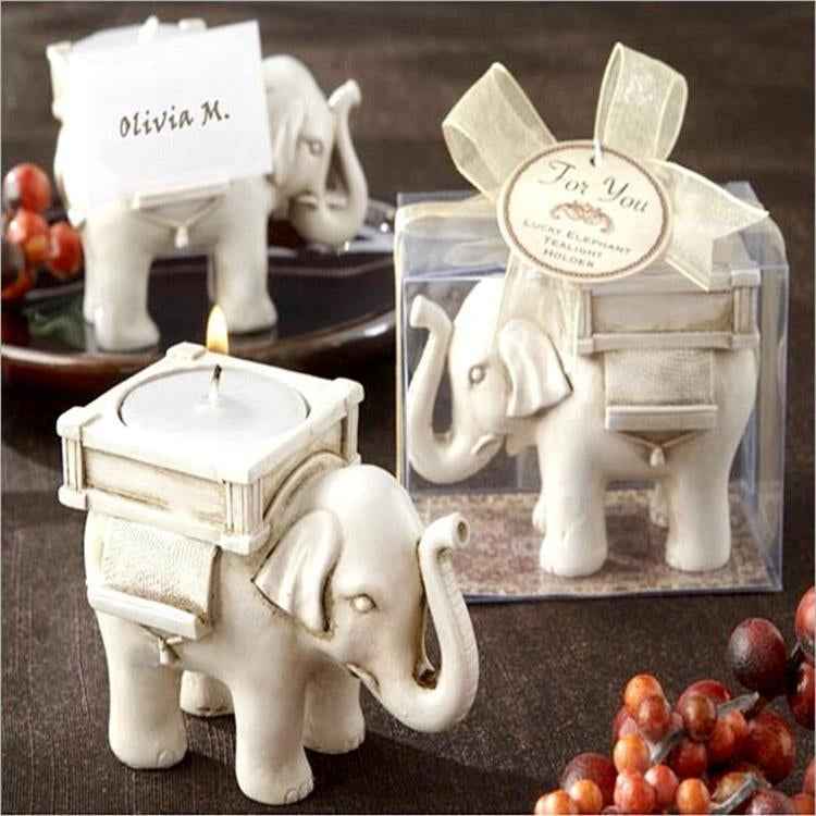 Retro Elephant Tea Light Candle Holder Candlestick Wedding Home Decor Crafts Tea Light Holders Tea Light Holder