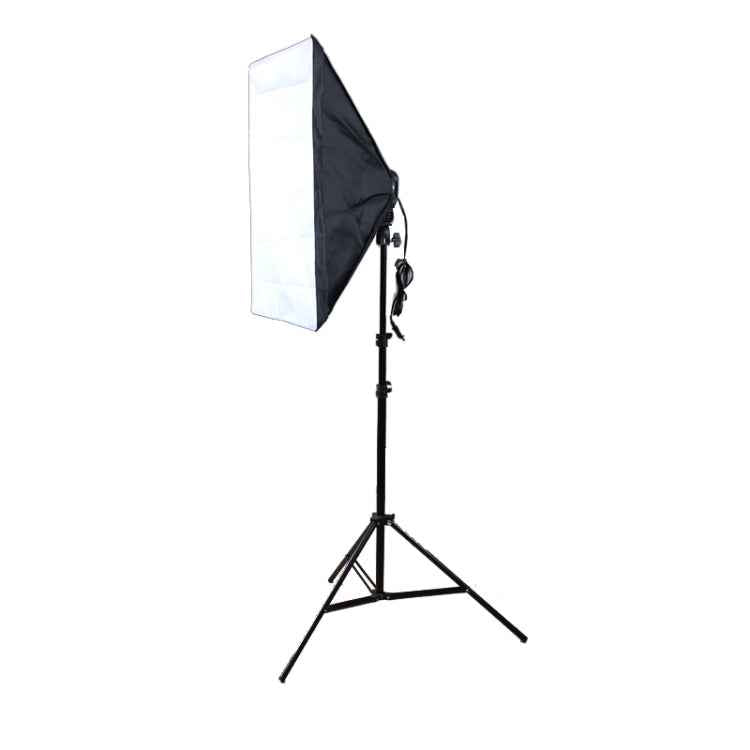 Photo Studio Softbox Kit (Four Socket Lamp Holder + 50 X 70CM Flash Lighting Softbox +2m Light Stand)