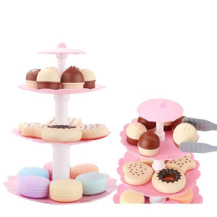 Kids Food Toy Children Cake Desserts Tower Party Tea Set Pretend Role Play Food Toys