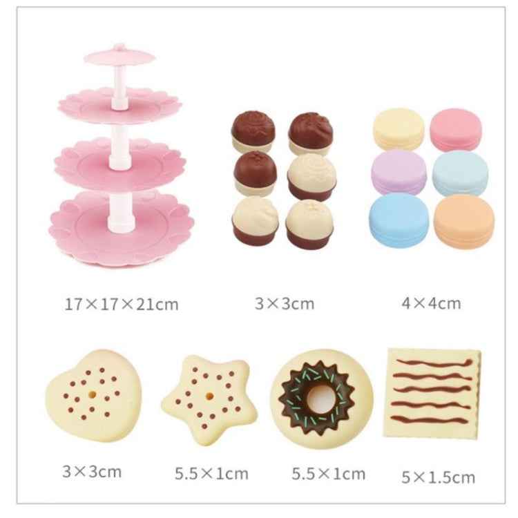 Kids Food Toy Children Cake Desserts Tower Party Tea Set Pretend Role Play Food Toys