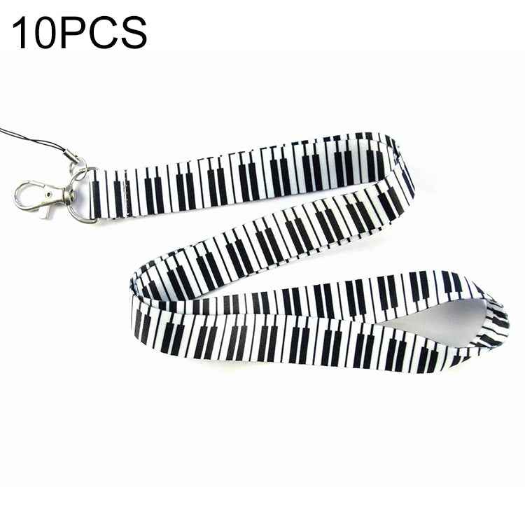 10 PCS Neck Lanyard for Label / ID / Badge / Mobile Phones, Size: 50 x 2cm