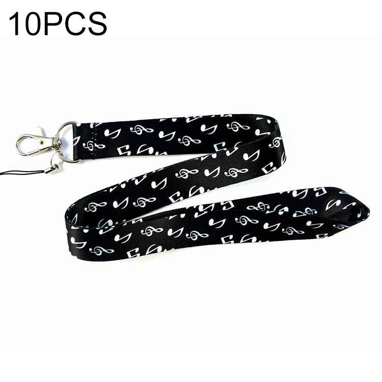 10 PCS Neck Lanyard for Label / ID / Badge / Mobile Phones, Size: 50 x 2cm
