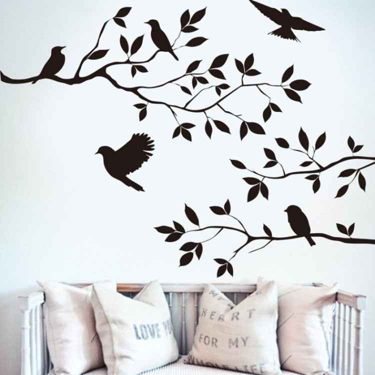 Personality Cartoon Bird Living Room Bedroom Home Decoration Wall Stickers, Bird