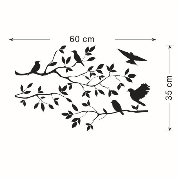 Personality Cartoon Bird Living Room Bedroom Home Decoration Wall Stickers