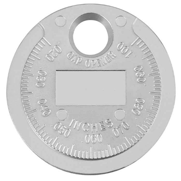 Metric-inch Coin Type Spark Plug Gauge 0.02-0.1 Inch Spark Plug Gap Measurement Tool