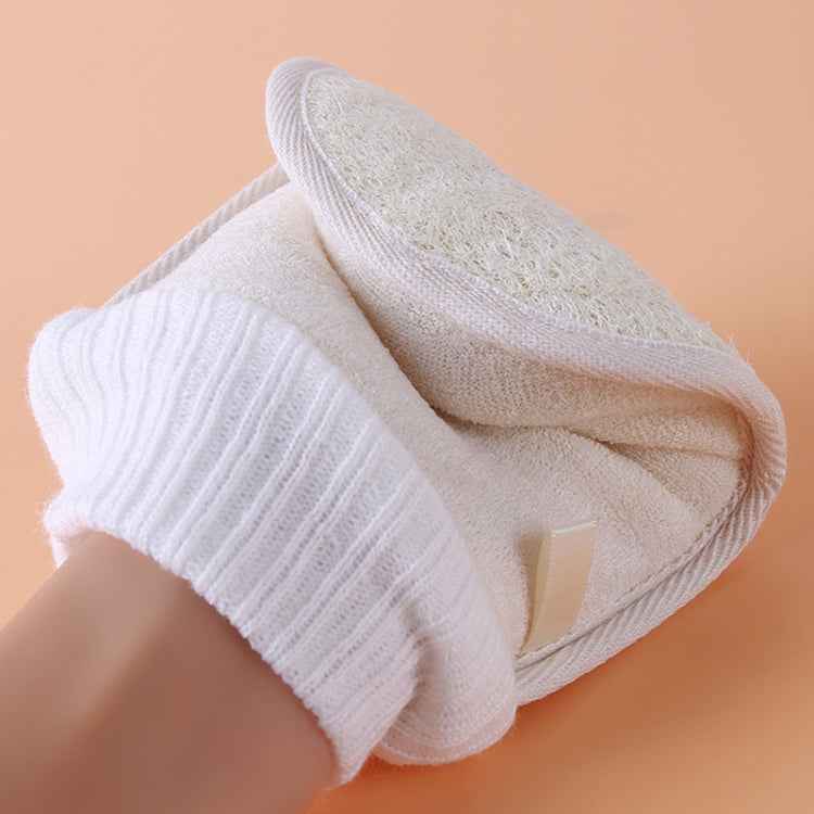 Natural Loofah Gloves Bath Scrub