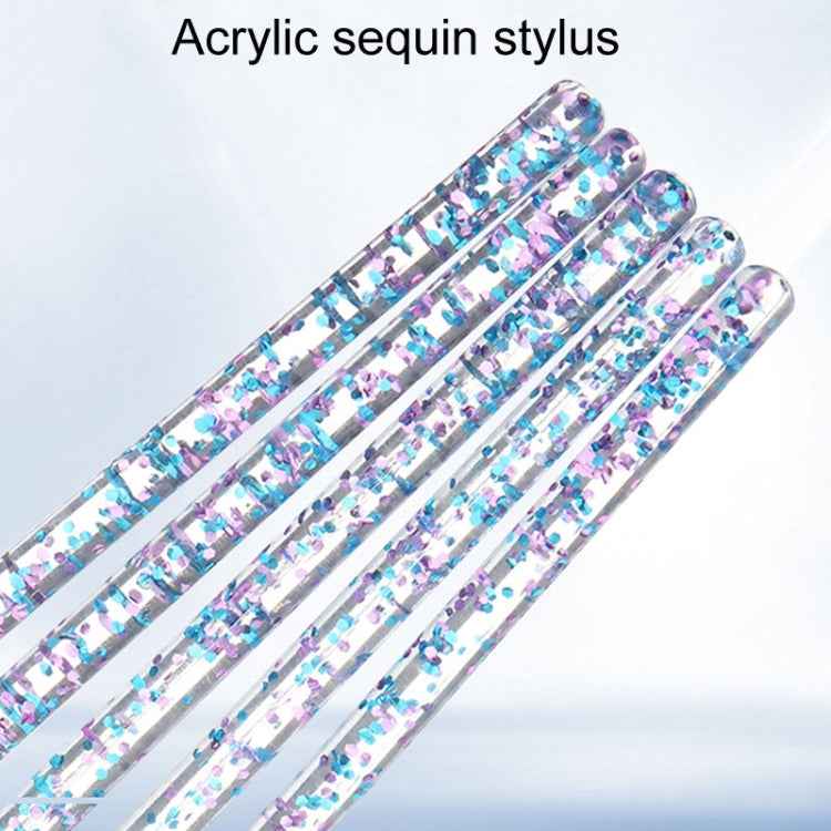 5pcs /Set Nail Crystal Brush Sculpting Pen Painting And Sculpting Nail Salon Tools