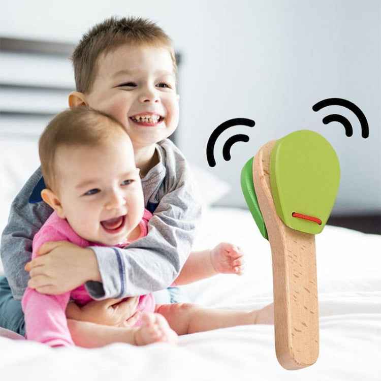 4 PCS Creative Wooden Castanets Clapper Children Early Education Music Toys, Random Color