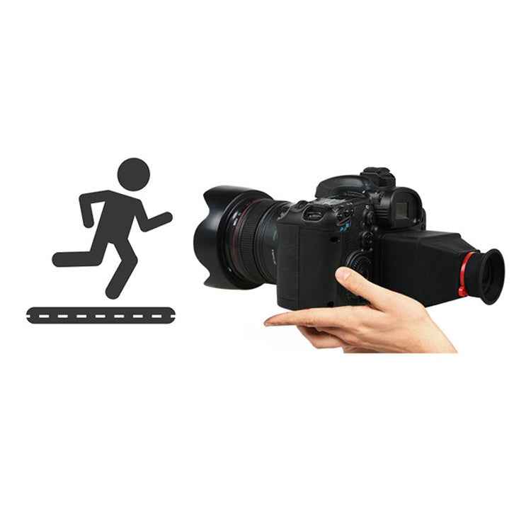 SQ-886 3x SLR Micro Single Screen Magnifying Viewfinder Shading Sun Hood