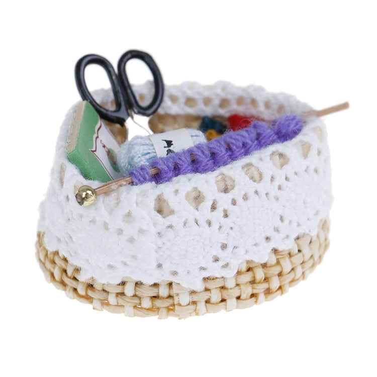 1:12 Doll House Mini Wool Knitting Tool, Wool Knitting