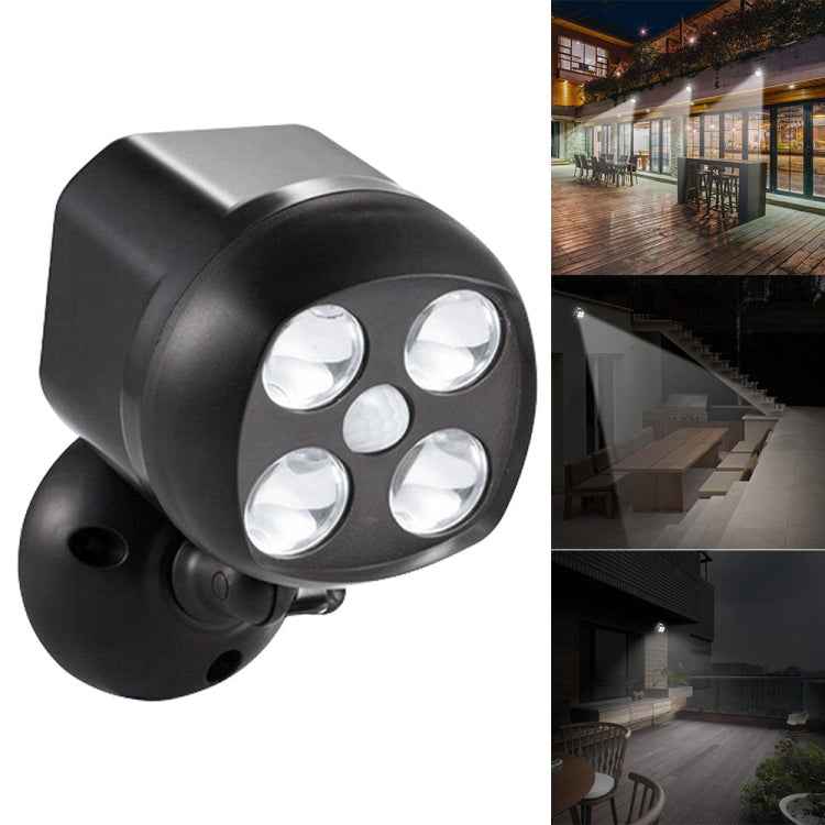 3W 4 LEDs SMD 3535 Outdoor Lighting Wireless Motion Sensor Outside Spotlight LED Wall Light