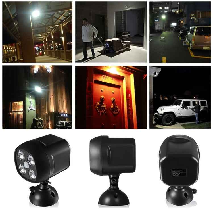 3W 4 LEDs SMD 3535 Outdoor Lighting Wireless Motion Sensor Outside Spotlight LED Wall Light