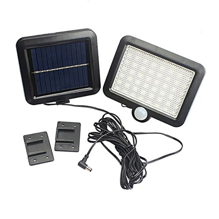 56 LEDs SMD 2835 180LM Solar Powered IP65 Waterproof Infrared Sensor LED Wall Light Garden Light