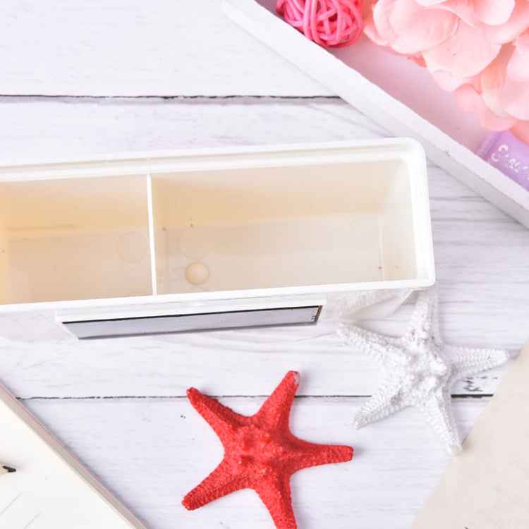 2 PCS Magnetic Plastic Storage Box Drawer Blackboard Chalk Pens Desk Storage Organiser Home Storage Boxes