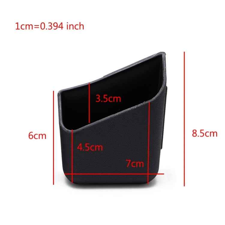2 PCS Universal Car Accessories Glasses Organizer Storage Box Holder Black