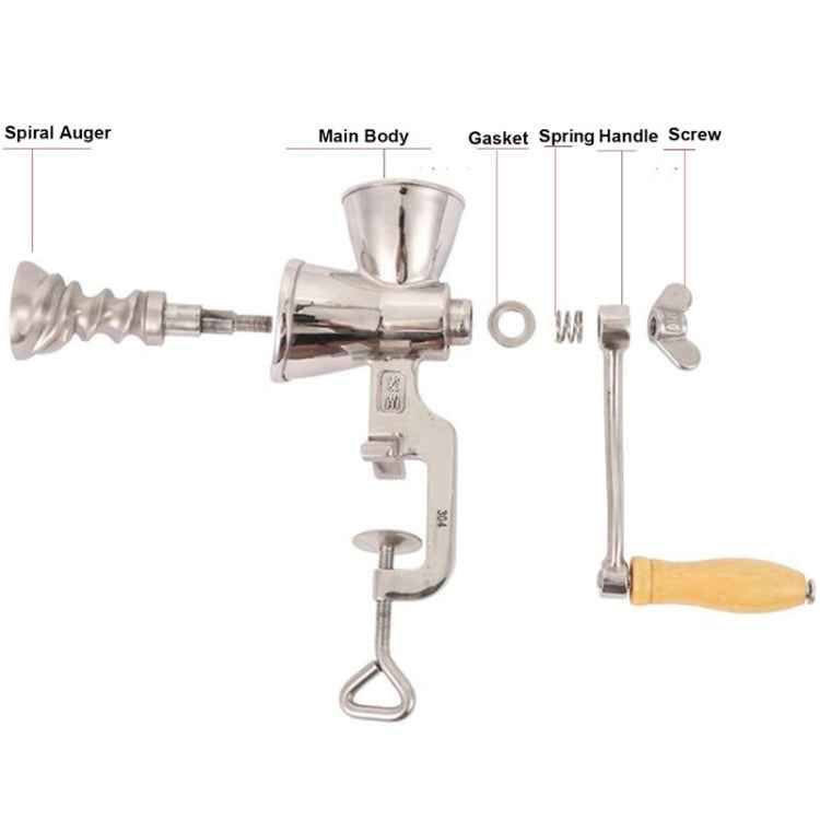 Household Stainless Steel Manual Grinder Home Coffee Tools Grinding Mill Machine for Soy Peanut