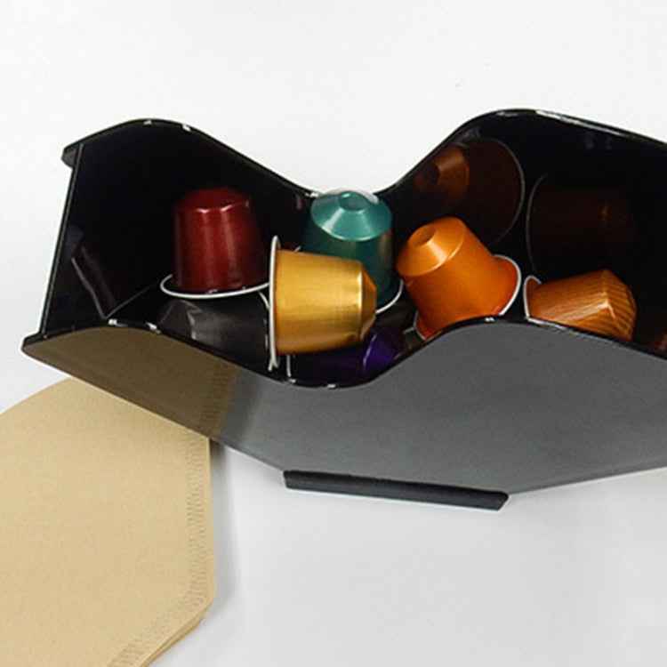 Filter Paper Holder Tapered Filter Paper Box Filtering Paper Storage Rack Stand Coffee Tools with Dust-Proof Cover